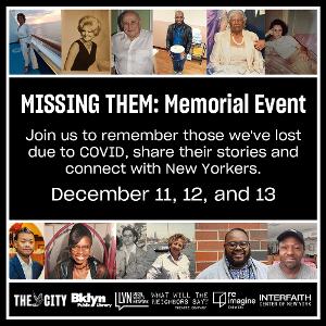 WWTNS? To Host Free Writing Workshop And Performance As Part Of THE CITY's MISSING THEM Virtual Memorial Event  Image