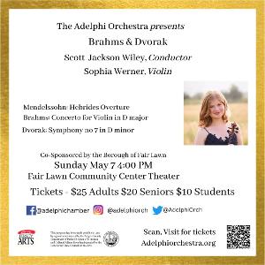 The Adelphi Orchestra Presents Brahms & Dvorak As Part Of MUSIC FOR ALL 