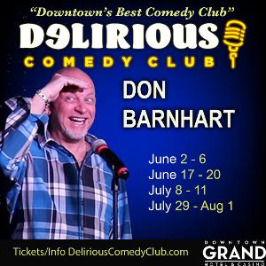 Don Barnhart Brings The Nightly Funny At Delirious Comedy Club In Las Vegas  Image