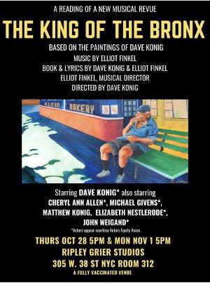 Readings of Dave Konig and Elliot Finkel's New Musical THE KING OF THE BRONX Announced Image