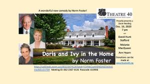 Theatre 40 Presents DORIS AND IVY IN THE HOME 