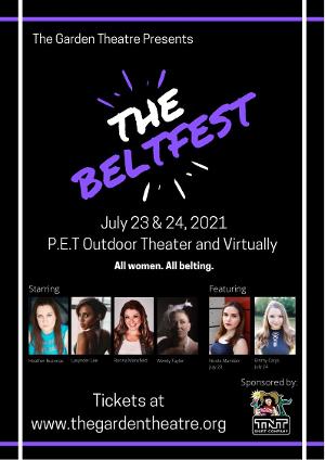 The Garden Theatre Will Return This Month With Cabaret Performance THE BELTFEST Image