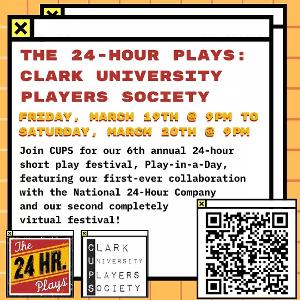 Clark University Players Presents 24 HOUR PLAYS Image