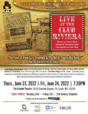 A Call To Conscience Interactive Theatre For Social Change Presents LIVE AT THE CLUB RIVIERA Image
