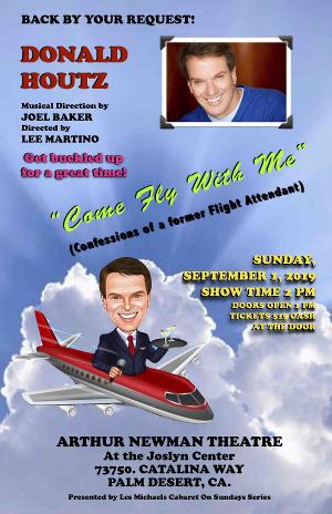 COME FLY WITH ME - CONFESSIONS OF A FORMER FLIGHT ATTENDANT Comes To Arthur Newman Theater Image