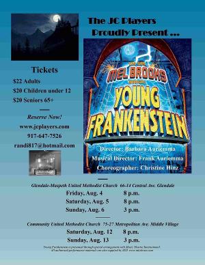 The JC Players to Present YOUNG FRANKENSTEIN in August 