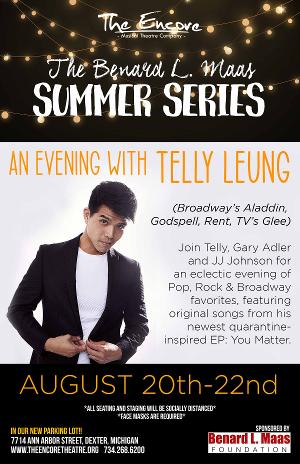 Telly Leung Joins The Encore Musical Theatre Company's Summer Series 