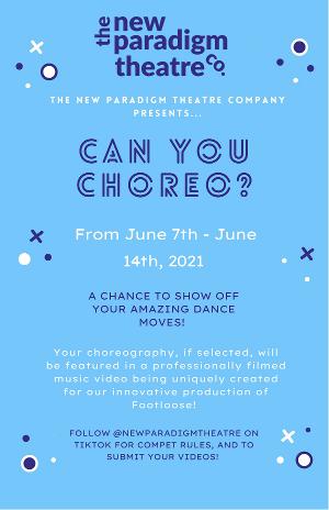 New Paradigm Theatre Announces Crowd-sourcing TikTok Competition For FOOTLOOSE  Image