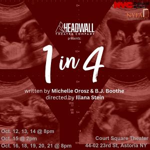 1 IN 4 Comes to Court Square Theatre in October Image