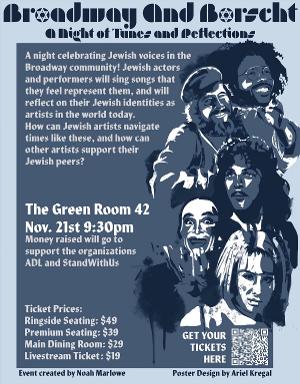 Noah Marlowe to Present BROADWAY AND BORSCHT at The Green Room 42 This Month  Image