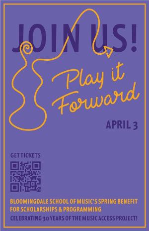 Bloomingdale School Of Music Presents Spring Benefit: Play It Forward Image