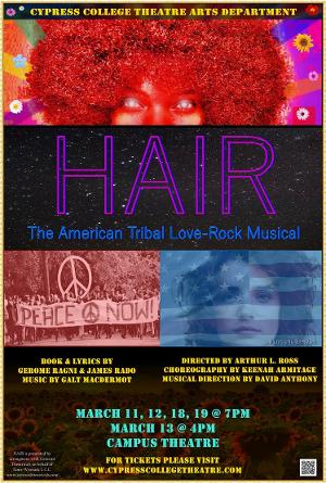 Cypress College Theatre Arts Stages HAIR: The American Tribal Love-Rock Musical  Image