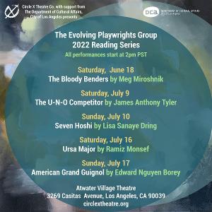 Circle X Theatre Co. Presents 2022 Evolving Playwrights Group Live Reading Series 