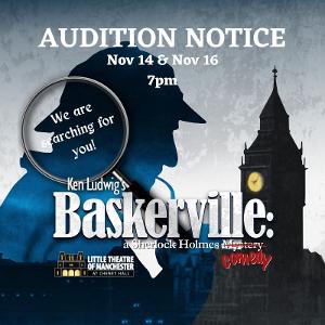 Cheney Hall to Hold Auditions for THE HOUND OF THE BASKERVILLES: SHERLOCK HOLMES MYSTERY/COMEDY  Image