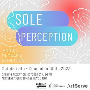 Explore ArtServe's Resident Artists' Exhibit SOLE PERCEPTION This Fall Image