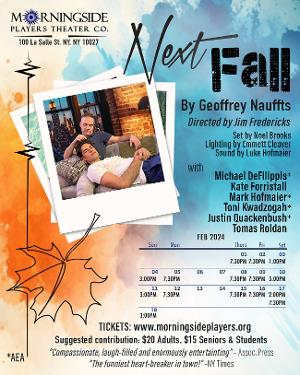 NEXT FALL By Geoffrey Nauffts At Morningside Players Theater Co. 