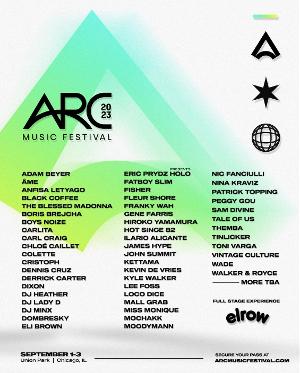 ARC Music Festival Sets Initial Lineup For 2023 Edition Featuring Fatboy Slim, Adam Beyer, DJ Minx and More  Image