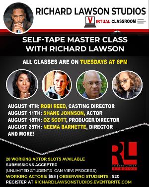 The Richard Lawson Studios Begins Industry Master Class Series  Image