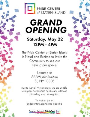 Pride Center of Staten Island Announces Grand Opening  Image