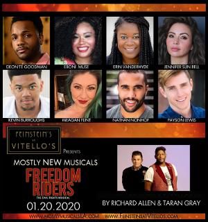 Complete Casting Announced For Feinstein's Presents MostlyNEWmusicals: FREEDOM RIDERS On Martin Luther King Day 