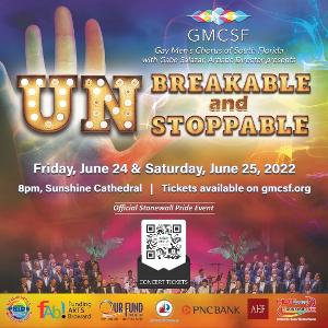 Gay Men's Chorus Of South Florida to Present Pride Concert UNBREAKABLE & UNSTOPPABLE 