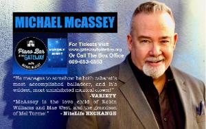 Michael McAssey Returns With Piano Bar At The Gateway Playhouse This Month 