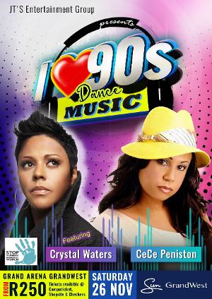 International Music Superstars CeCe Peniston and Crystal Waters Head To Cape Town This Month 