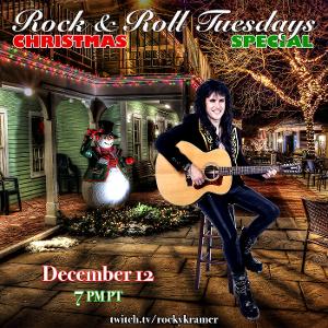 Rocky Kramer's Rock & Roll Tuesdays to Present CHRISTMAS SPECIAL On Twitch Image