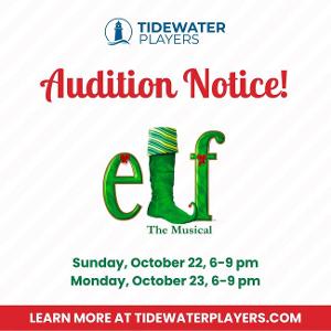 Tidewater Players to Hold Auditions for ELF, THE MUSICAL Image