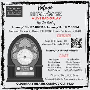 Old Library Theatre to Open 2024 Season With VINTAGE HITCHCOCK: A LIVE RADIO PLAY Image