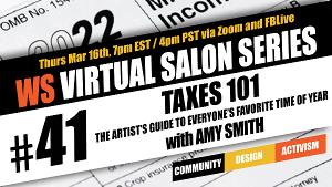 Wingspace Theatrical Design Presents A Free Virtual Salon On The Artists' Guide To Taxes With Amy Smith 