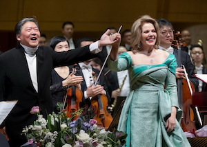 Long Yu and Renée Fleming