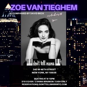 Zoë Van Tieghem Brings BORN AND RAISED Cabaret To Don't Tell Mama Image