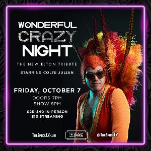 Colte Julian Launches Into The Space With The Las Vegas Premiere Of Elton John Tribute WONDERFUL CRAZY NIGHT! 