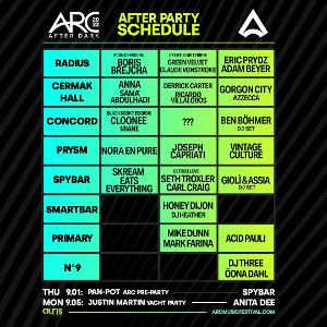 ARC Music Festival Announces Official ARC AFTER DARK Parties For 2022 Edition 