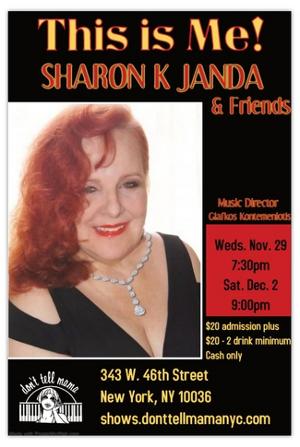 Cast Set for THIS IS ME! SHARON K JANDA & FRIENDS at Don't Tell Mama Image