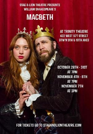 Stag & Lion to Present MACBETH At Trinity Theatre Image