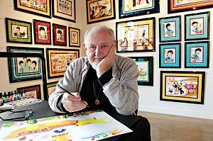 A Beatles Cartoon Pop Art Show Featuring Animator Ron Campbell is Coming to Creative Framing Solutions  Image