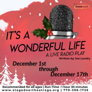 Stage Door Theatre to Present IT'S A WONDERFUL LIFE: A LIVE RADIO PLAY in December 