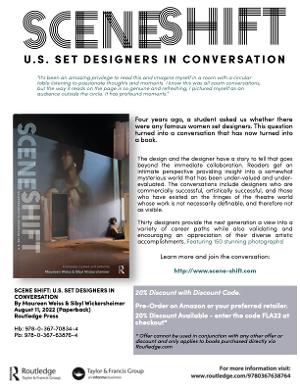 Scene Shift: U.S. Set Designers In Conversation To Be Released August 11th 