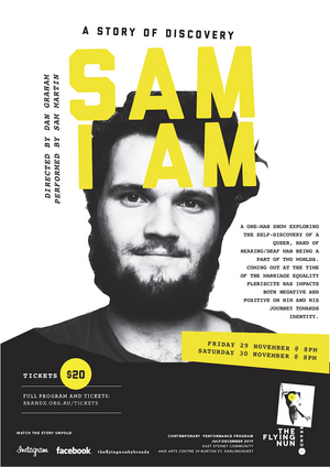 Deaf, Queer And Coming Out. Sam Martin's Autobiographical Story In Development At The Flying Nun By Brand X Image