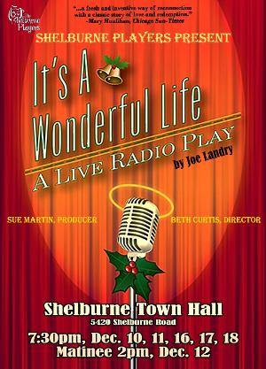 Shelburne Players Announces Auditions for IT'S A WONDERFUL LIFE 