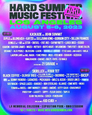 HARD Events Announces Lineup For HARD Summer Music Festival 2023 Image