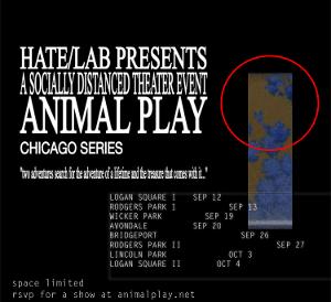 HATE/LAB Presents Socially Distanced Live Show ANIMAL PLAY 