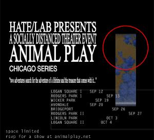 HATE/LAB Presents Socially Distanced Live Show ANIMAL PLAY Image