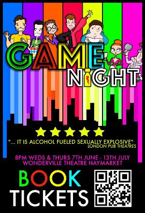 Ear to Ear Productions Ltd. Presents GAME NIGHT By Adam Hannigan, 7- 13 June  Image