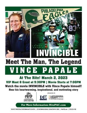 THE LEGEND VINCE PAPALE AT THE RITZ Announced At Ritz Theater & Performing Arts Center, March 2 