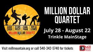 Broadway's James Moye To Direct MILLION DOLLAR QUARTET at Mill Mountain Theatre 
