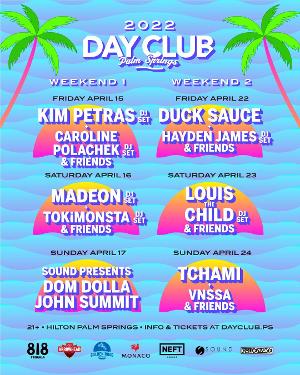 Day Club Announces Weekend Lineups For Return To Palm Springs 