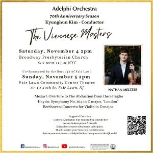 The Adelphi Orchestra Launches 70th Anniversary Season With The Viennese Masters  Image